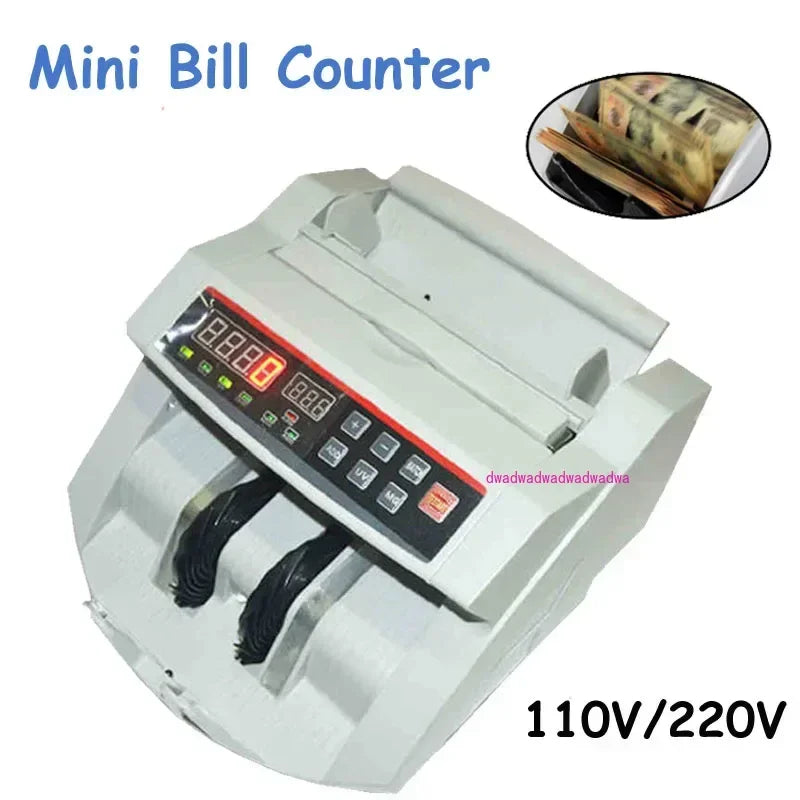 Automatic Money Counter with UV+MG+IR+DD Detecting Cash Counting Machine Suitable for Multi-Currency Bill Counter 110V/220V Hot