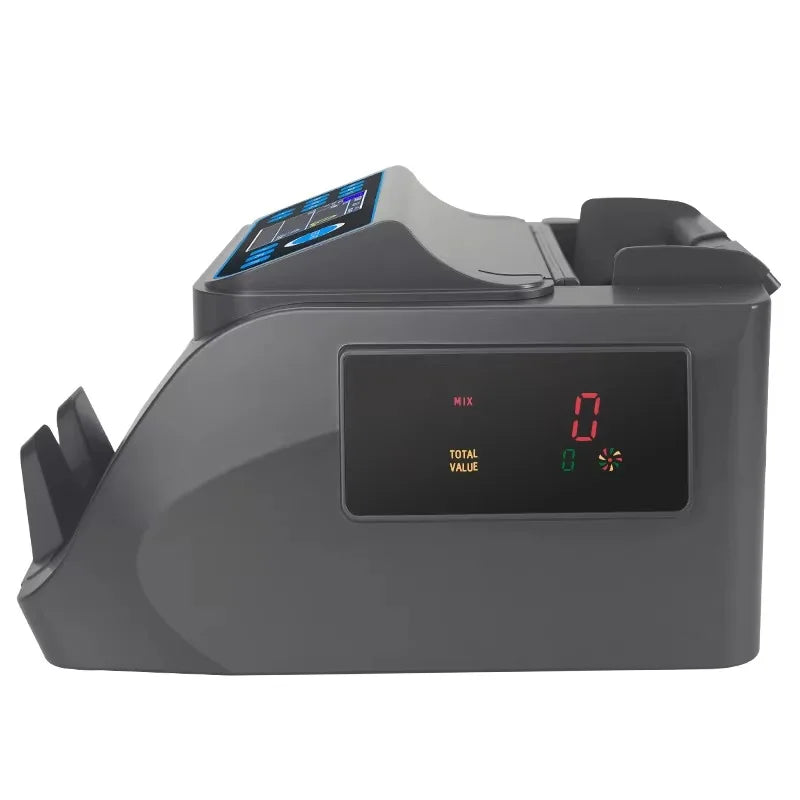 6000E EURO Money Counter Fake Notes Detector PKR IQD USD EUR Bill Counter Money Counting Machine