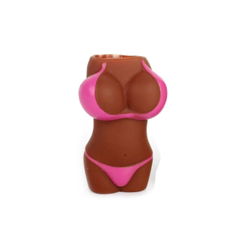 Rubber Human Body Lighter Case for Bic clipper Lighter Case
