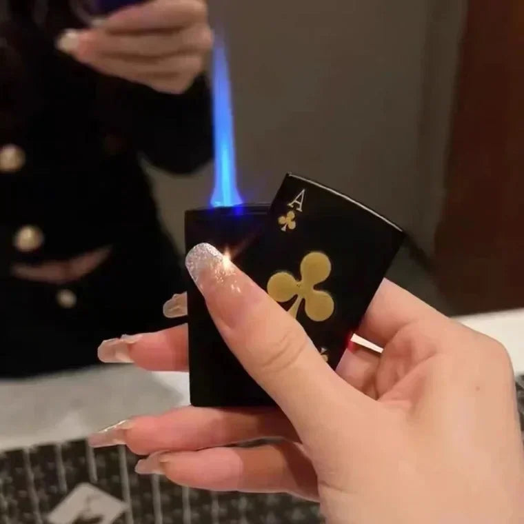 Creative playing cards Ace of spades lighter