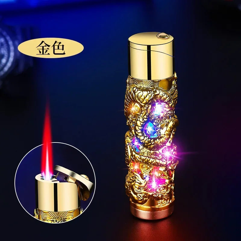 Metal Relief Lantern Inflatable Lighter
