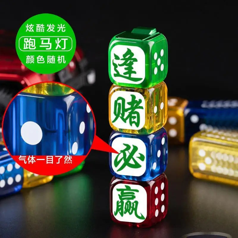 2026 New Creative LED Flash Dice  Lighter
