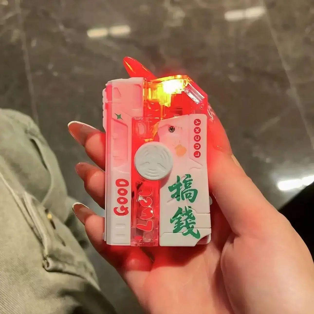 2025 New Creative Luminous Transparent Gyroscope