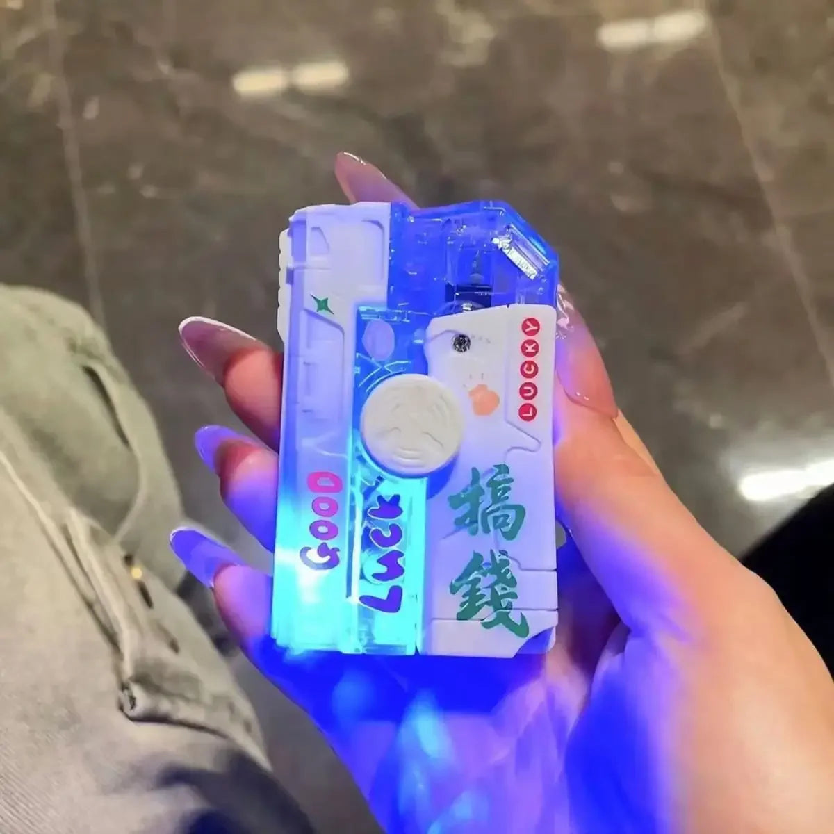 2025 New Creative Luminous Transparent Gyroscope