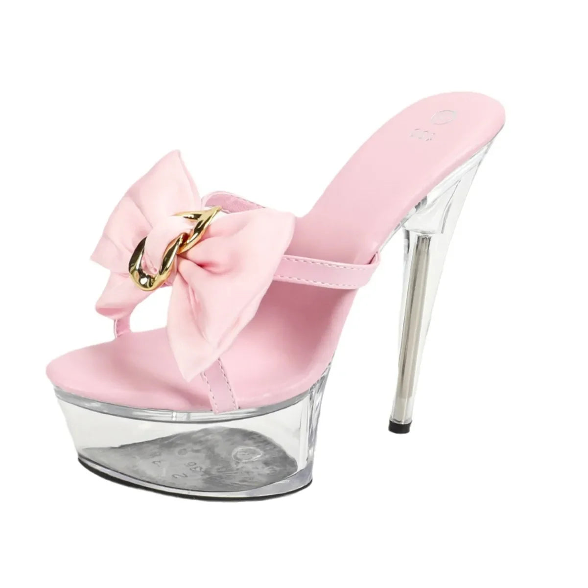 Women's Sexy Platform Sandals Stilettos Dance Bow