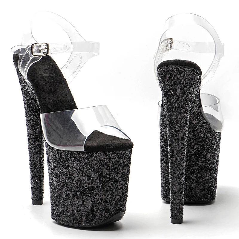 8Inch/20cm Glitter Platform  High Heel Sandals