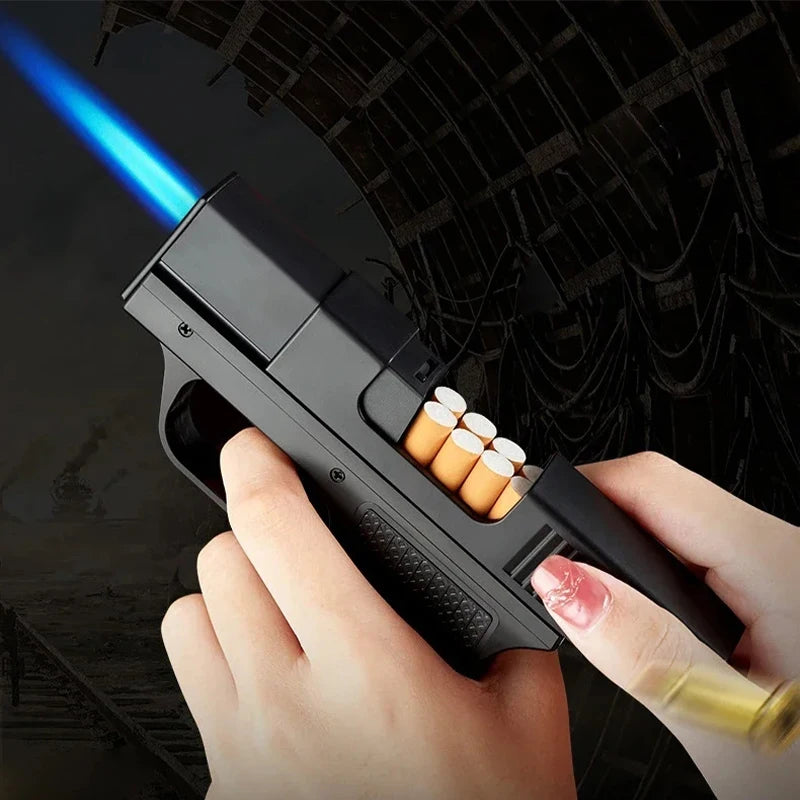 2025 New Clip Gun Type Butane Gas Lighter